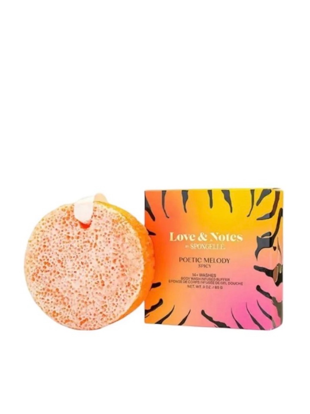 Spongelle poetic melody body wash infused  scrub